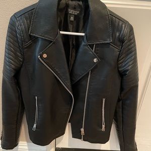 Topshop Moto jacket in size 6.